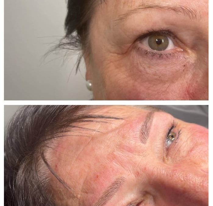 Normal Skin, Natural Microbladed Brows