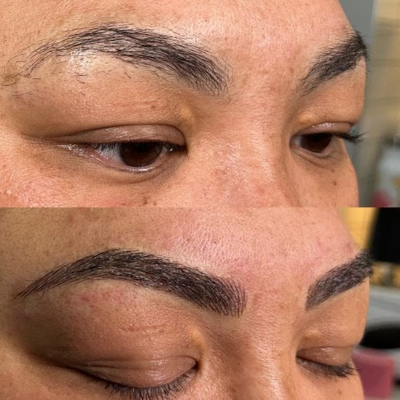 Microbladed Brows for Volume