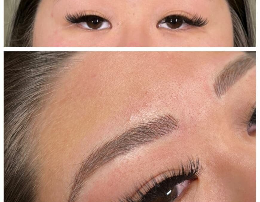 Microbladed Brows in Normal to Dry Skin